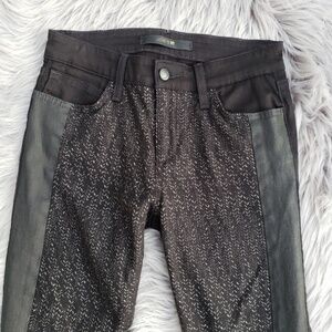 JOE'S Herringbone Ponte Skinny Ankle Jeans 25